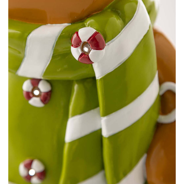 Plow Hearth Lighted Gingerbread Girl Shorty Statue Reviews Wayfair